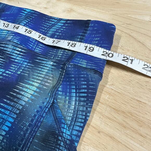 Lululemon Invigorate High-Rise Tight 25" Foil Shapeshifter Blue Multi Sz 20 EUC - Picture 10 of 12